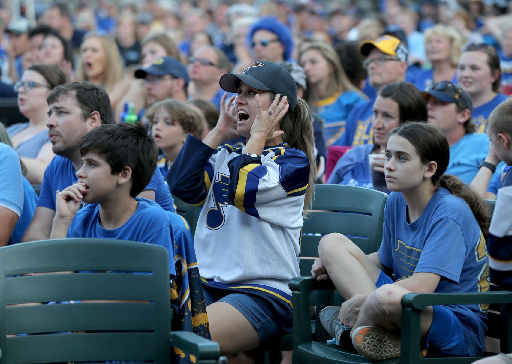 Stanley Cup watch party at Grant's Farm